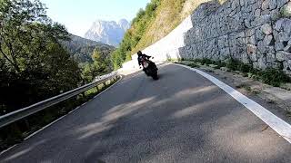 BMW R 1250 GS HP Motorrad  Tour mit Freunden durch das Aupa Tal Italien [upl. by Shara]