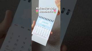 Kalender Meja Aesthetic🌷 kalenderaesthetic kalendermeja kalender2025 [upl. by Craddock268]