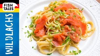 Fish Tales  geräucherter Lachs Carbonara – mit ASCSiegel [upl. by Eadwina]