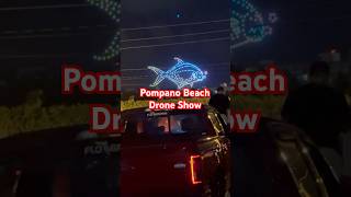 Pompano Beach Drone Show 2024 Veterans Day Spectacular 🏝️ pampano shortsviral trendingreels [upl. by Walrath]