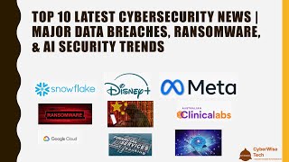 Top 10 Latest Cybersecurity News  Major Data Breaches Ransomware amp AI Security Trends [upl. by Housen]