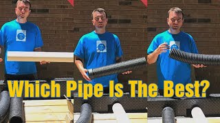 Which Drain Pipe Should You Use Hint its probably not what you think [upl. by Nnarefinnej]