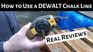 How to Use a Dewalt Chalk Line [upl. by Nafis]