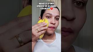 Aplique casca de banana no rosto e se surpreenda com resultado🍌 dicas pele reels [upl. by Ylrevaw902]