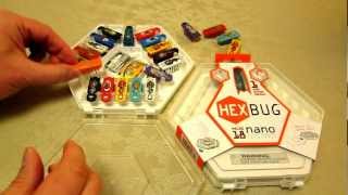 in HD  Review of HexBug Case  18 Nano Bug compartment holder  Rare Mutant Nano Bug [upl. by Genni]