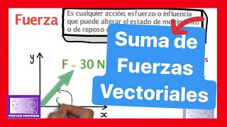 ✅FUERZAS RESULTANTES Suma de vectores  BIEN EXPLICADO💯 FÍSICA [upl. by Iroak]