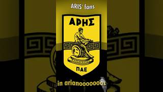 ARIS Thessaloniki  Super3  Greece  OOO POUSTARADES LYRICS [upl. by Gnidleif]