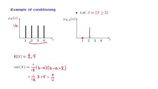 L064 Conditional PMFs amp Expectations Given an Event [upl. by Melbourne]