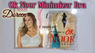 Doreen Bra by OK Noor  Best Minimizer Bra for Women in Pakistan  Undergarments Review [upl. by Eirrac313]