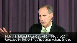 WORLD GOVERNMENT  Bob Brown wants a quotGlobal Parliament quot The National Press Club 29June2011 NWO [upl. by Karrie]