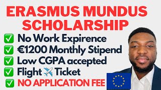 How to apply for Fully Funded Erasmus Mundus Scholarship 2024 [upl. by Monagan]