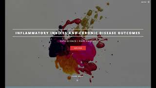 Screencast  Inflammatory Indices and Chronic Disease Outcomes [upl. by Mendy]