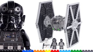 Smaller but WAY cheaper LEGO Star Wars Imperial TIE Fighter review 75300 [upl. by Vizzone]