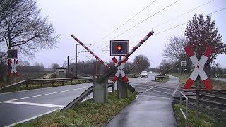 Spoorwegovergang Alt Duvenstedt D  Railroad crossing  Bahnübergang [upl. by Latsyrhk]