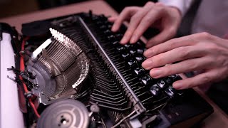 ASMRタイプライターの心地よいタイピング音  Typewriter Typing soundsNo talking [upl. by Sonstrom]