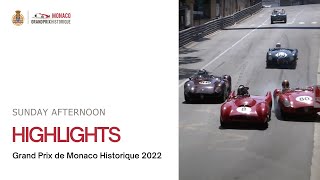 Highlights Sunday Afternoon  Grand Prix de Monaco Historique 2022 [upl. by Noscire374]