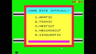 QI  Test de inteligență MampP Software Ro 1988 ZX Spectrum clone [upl. by Airottiv674]