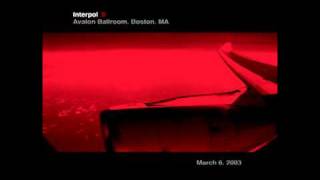 Interpol  Obstacle 1 Live  Avalon Ballroom [upl. by Ploch788]