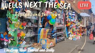 Wells Next the Sea a Tour of Town Center Recorded Live with The Grey Hair Tourist an Sally [upl. by Kaule]