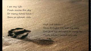 Leona Lewis  Footprints in the Sand with Lyrics [upl. by Aileme]