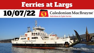 Calmac Ferries at Largs [upl. by La]