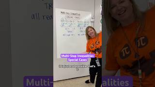 Multistep inequalities  special cases iteachalgebra math algebra iteachmath mathematics [upl. by Ahtekahs]