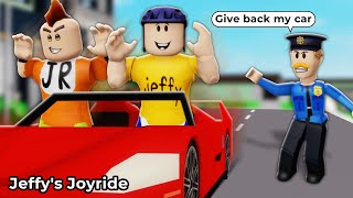 SML ROBLOX Jeffys Joyride  ROBLOX Brookhaven 🏡RP  Funny Moments [upl. by Lacee]