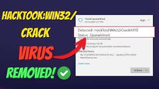 How to Remove Hacktool Win32 Crack Virus [upl. by Artenahs7]