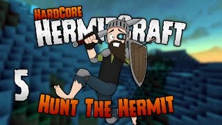 Hunt The Hermit  5  HermitCraft Special UHC [upl. by Nauwtna]