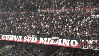 Milan Cesena 10 Curva Sud Milano SUM SEMPER CHI IN HQ [upl. by Quill]