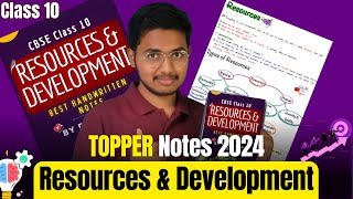 Resources and Development Class 10 Geography Chapter 1 NOTES  20232024 SST Notes Shobhit Nirwan [upl. by Maxwell684]