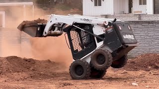 FASTEST SKID STEER OPERATOR [upl. by Anialed]