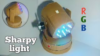 How To Make sharpy lightRGB colour sharpy light kaise banaye DJ light making sharpy light making [upl. by Cheng]