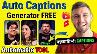 Auto Caption Generator For Video Free 2024  No Limit  Without Watermark [upl. by Pavier]