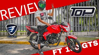 REVIEW Italika FT 150 GTS y TEST DRIVER  TOP SPEED  JARCK [upl. by Mallory]