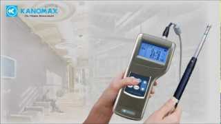 Kanomax Climomaster Hotwire Anemometer  Overview [upl. by Alair]