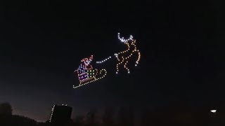 Oberhausen CentrO Weihnachtsmarkt 2022  Spektakuläre Drohnenshow zur Eröffnung des Weihnachtsmarkt [upl. by Ydoj806]