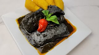 Le vrai mbongo bassa  Mbongo Tchobi  Sauce débène  Cameroonian black sauce cameroun [upl. by Currey642]