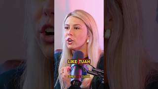 Finally The HAWK TUAH TUTORIAL 🤣😭  Talk Tuah with Hailey Welch podcast [upl. by Oijres]