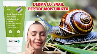 Derma Co Snail Peptide 96 Advanced Moisturizing Cream New launch 2024 [upl. by Memberg444]