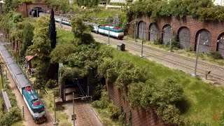 Eisenbahn und Züge in Italien Eine wunderschöne Spur H0 ModelleisenbahnAnlage [upl. by Evars522]