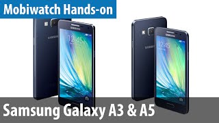 Samsung Galaxy A3 amp A5 im MobiwatchHandson  deutsch  german [upl. by Nordna]