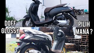 Perbandingan Scoopy Prestige Hitam  GLOSSY amp DOFF  Bagus Yang Mana [upl. by Gorey]