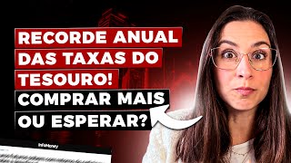 RECORDE anual de taxas do Tesouro Direto É hora de comprar ou de esperar subir ainda mais [upl. by Silvers714]