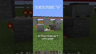 AUTOMATICALLY UNLOAD your HOPPER MINECARTS  Redstone with PsiVolt minecraft redstone [upl. by Sirrep]