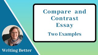 Compare and Contrast Essay Two Examples [upl. by Ardiedak808]