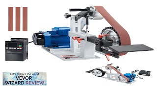 VEVOR Belt Grinder Sander 72 x 2Inch Variable Speed Belt Polisher Review [upl. by Hermie]