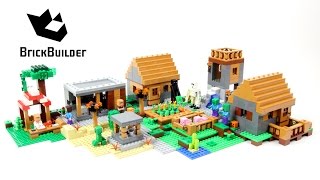 LEGO MINECRAFT 21128 The Village  Speed Build for Collecrors  Collection 57 sets [upl. by Ofloda]