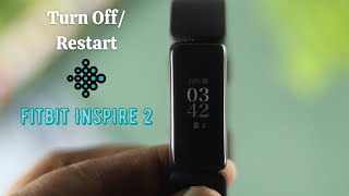 Fitbit Inspire 2 How to Restart Reboot [upl. by Brittaney]