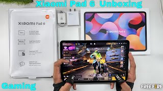 Xiaomi pad 6 unboxing and gaming Qualcomm snapdragon 870 CPU [upl. by Rebel]